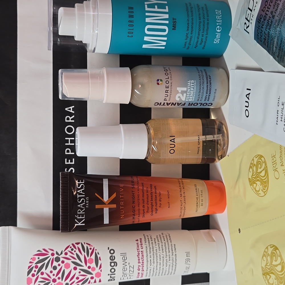 Sephora Luxury Full-size and Sample Hair Lot: Kérastase, Ouai, ColorWow, & more